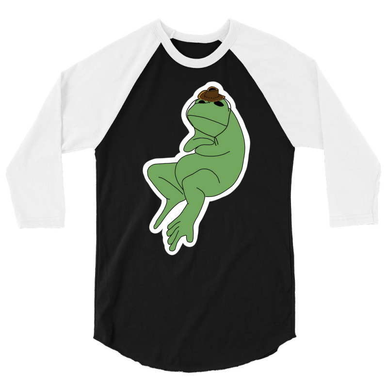 Frog With A Cowboy Hat Classic Tshirt Boy 3/4 Sleeve Shirt by milabtowerp | Artistshot