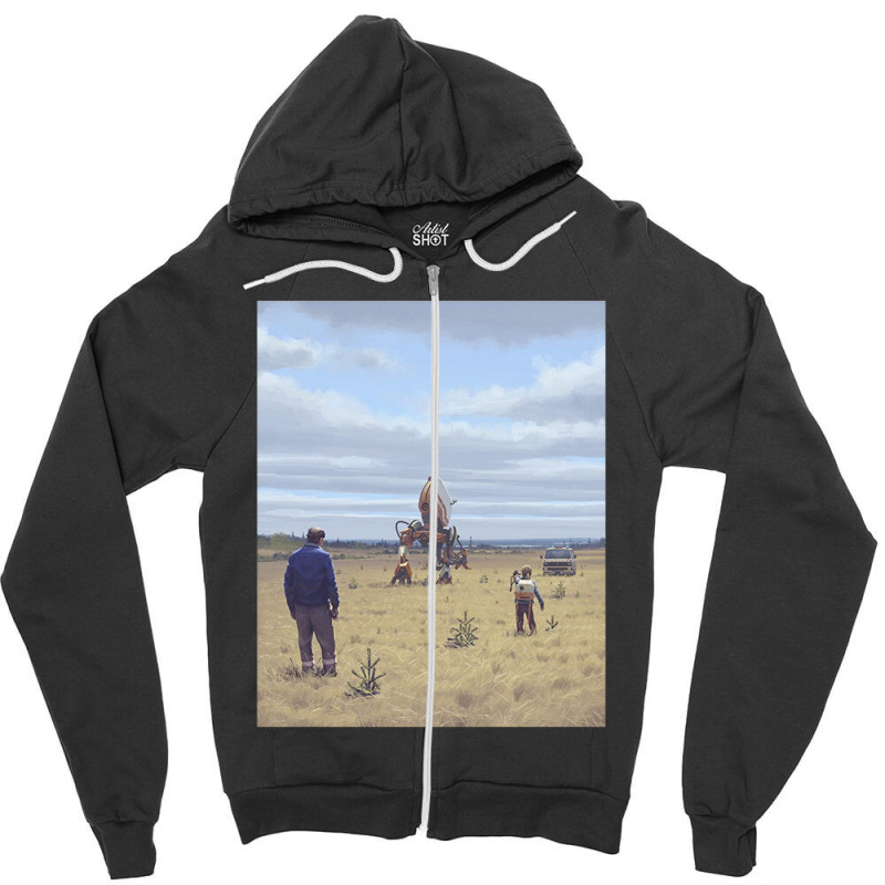 Tales From The Loop - Child Found Object Zipper Hoodie | Artistshot