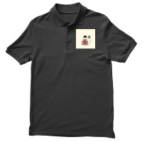 Frog With Cow Hat Chiffon Top Quote Men's Polo Shirt | Artistshot