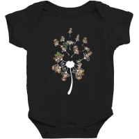 Hot Trend Lazy Animal Funny Dandelion Sloth Baby Bodysuit | Artistshot