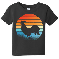 Sunset Rooster T  Shirt Sunset Rooster Gift Ideas T  Shirt Baby Tee | Artistshot