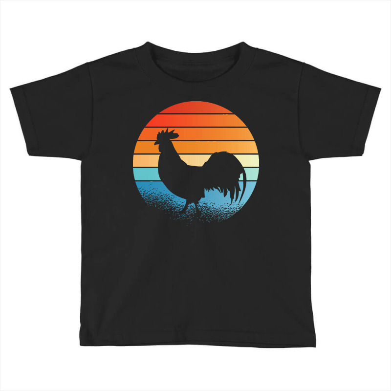 Sunset Rooster T  Shirt Sunset Rooster Gift Ideas T  Shirt Toddler T-shirt by jacobsonconstantin86 | Artistshot