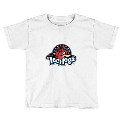 Logo Hockey Icehogs Toddler T-shirt Designed By Fanggara