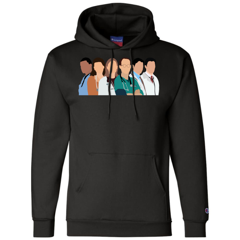 Er Cast  T Quote Champion Hoodie by didamyeten3 | Artistshot