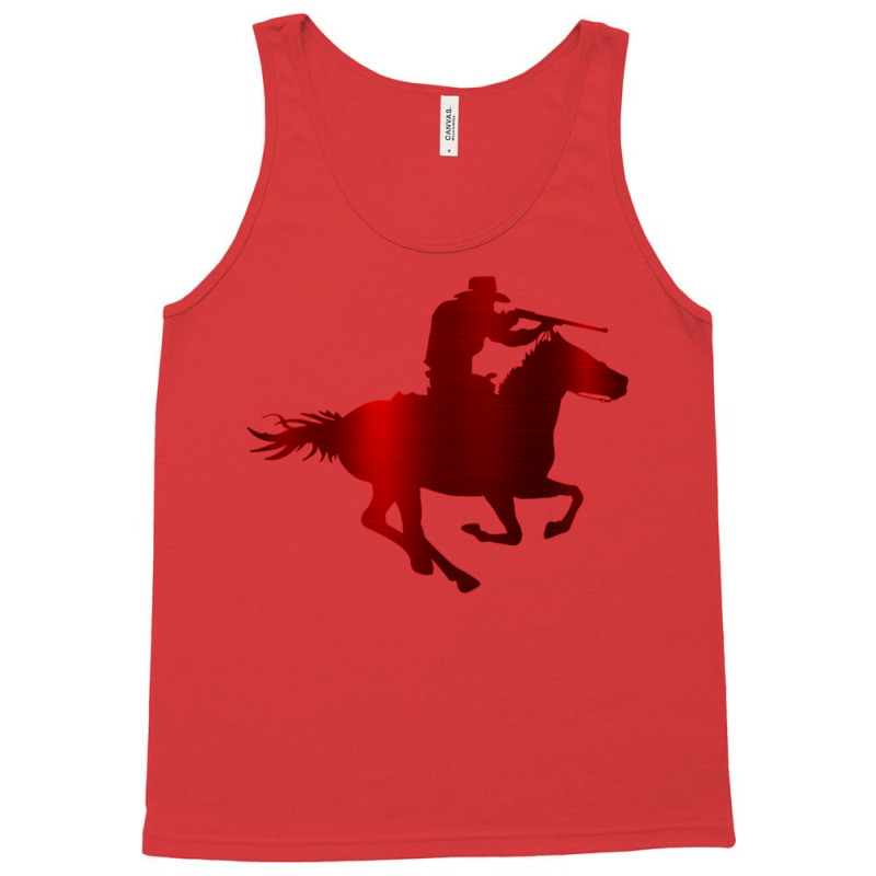 Cowboy Mounted Shooting Rifle Classic Tshirt Music Tank Top by huccenvtasv | Artistshot