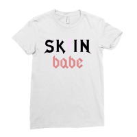 Skin Babe Skincare Lover Skin Esthetician Skin Specialist 1 Ladies Fitted T-shirt | Artistshot