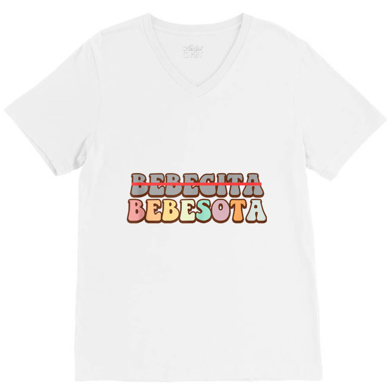 Bebesota Latina Retro Tank Top V-Neck Tee by kleebbi | Artistshot