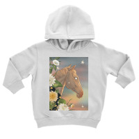 Limited Edition Mythical Horse With Flowers And Stars Toddler Hoodie | Artistshot