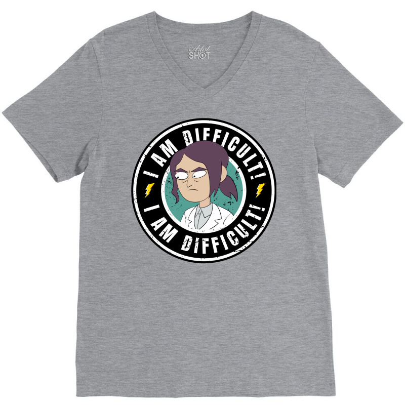 Inside Job Reagan I Am Difficult  T Girl V-Neck Tee by didamyeten3 | Artistshot