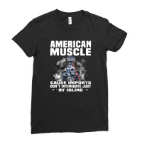 American Muscle Cause Imports Don't Intimidate Just Ladies Fitted T-shirt | Artistshot