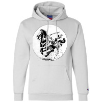 Cowboy Falling From Horse Classic Tshirt Red Champion Hoodie | Artistshot