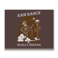 Ram Ranch Really Rocks Ram Ranch Ram Ranch Lyrics   Cool Blue Metal Print Horizontal | Artistshot