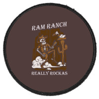 Ram Ranch Really Rocks Ram Ranch Ram Ranch Lyrics   Cool Blue Round Patch | Artistshot