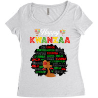 Happy Kwanzaa Decorations African American Seven Principles T Shirt Women's Triblend Scoop T-shirt | Artistshot