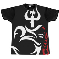 Limited Edition Om-ganesha And Lord Shiva Divine Trident Trishul Graphic T-shirt | Artistshot