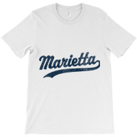 Marietta Georgia Ga Vintage Sports Graphic Premium T Shirt T-shirt | Artistshot