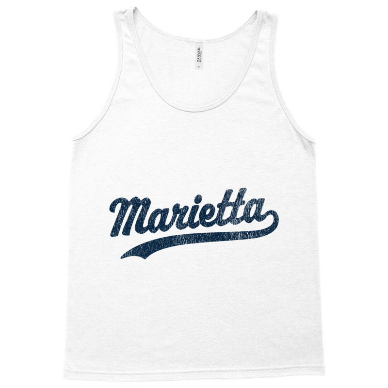 Marietta Georgia Ga Vintage Sports Graphic Premium T Shirt Tank Top | Artistshot