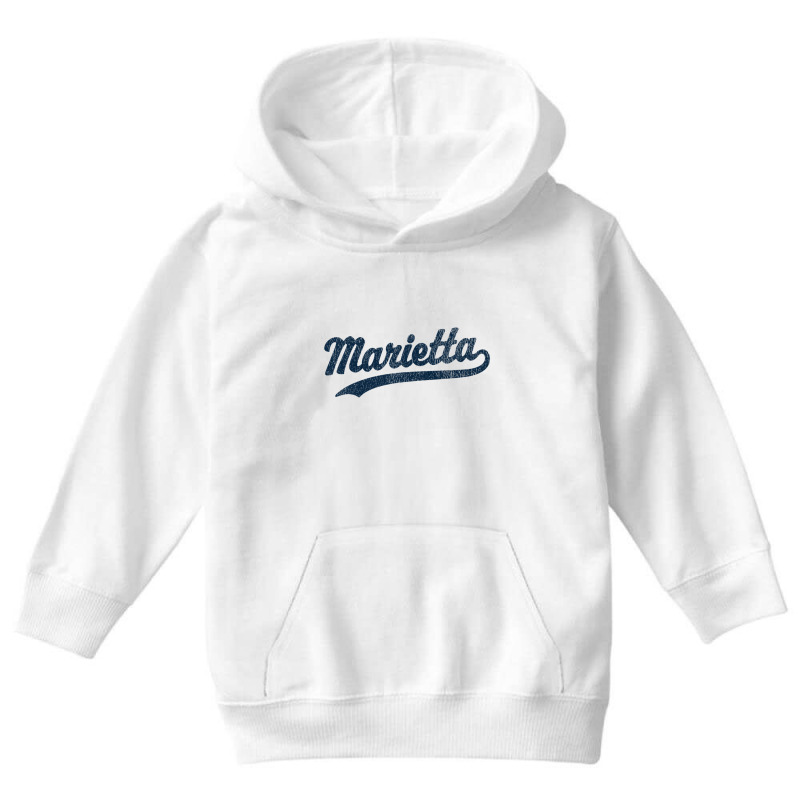 Marietta Georgia Ga Vintage Sports Graphic Premium T Shirt Youth Hoodie | Artistshot