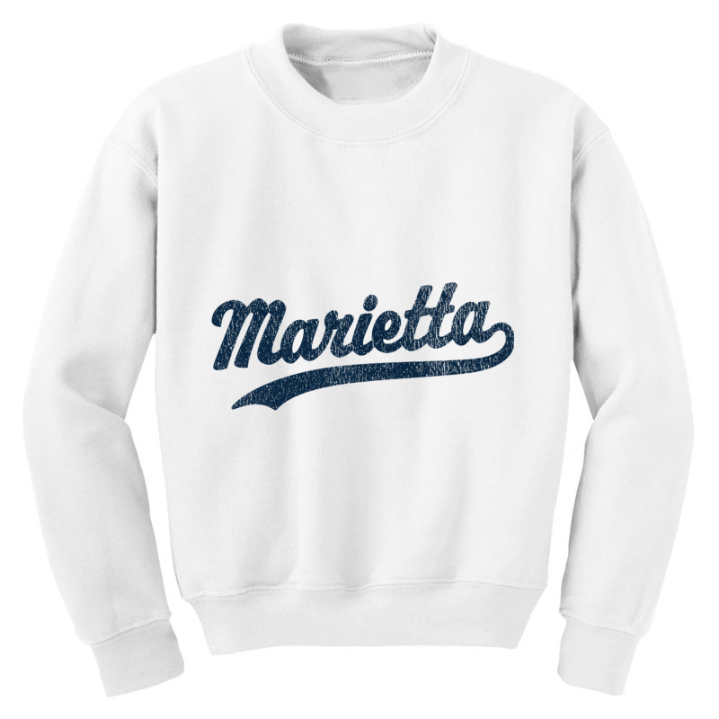 Marietta Georgia Ga Vintage Sports Graphic Premium T Shirt Youth Sweatshirt | Artistshot