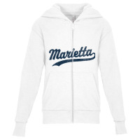 Marietta Georgia Ga Vintage Sports Graphic Premium T Shirt Youth Zipper Hoodie | Artistshot