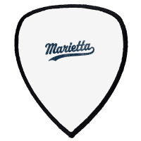 Marietta Georgia Ga Vintage Sports Graphic Premium T Shirt Shield S Patch | Artistshot