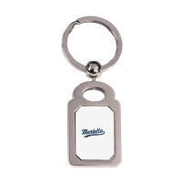 Marietta Georgia Ga Vintage Sports Graphic Premium T Shirt Silver Rectangle Keychain | Artistshot