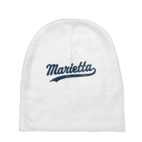 Marietta Georgia Ga Vintage Sports Graphic Premium T Shirt Baby Beanies | Artistshot