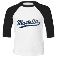 Marietta Georgia Ga Vintage Sports Graphic Premium T Shirt Toddler 3/4 Sleeve Tee | Artistshot