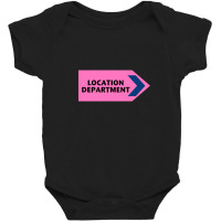 Location Department - Film Crew Baby Bodysuit | Artistshot