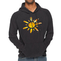 Watercolor Sun Vintage Hoodie | Artistshot