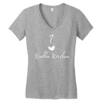 Jaime Radha Krishna Citation De Krishna Tshirt Classique Nature Women's V-neck T-shirt | Artistshot