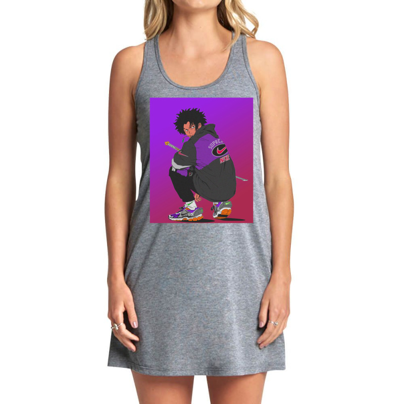 Samurai Champloo Mugen   Travel Girl Hippie Tank Dress by romiikdulianp | Artistshot