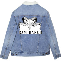 Ram Ranch   Quote Aesthetic Unisex Sherpa-lined Denim Jacket | Artistshot