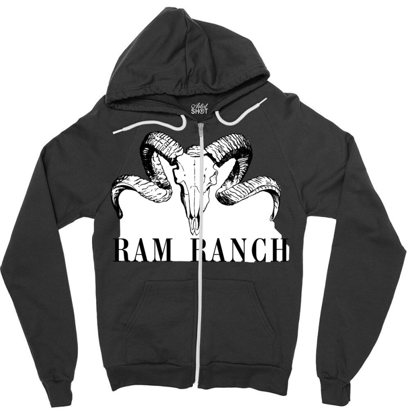 Ram Ranch   Quote Aesthetic Zipper Hoodie | Artistshot