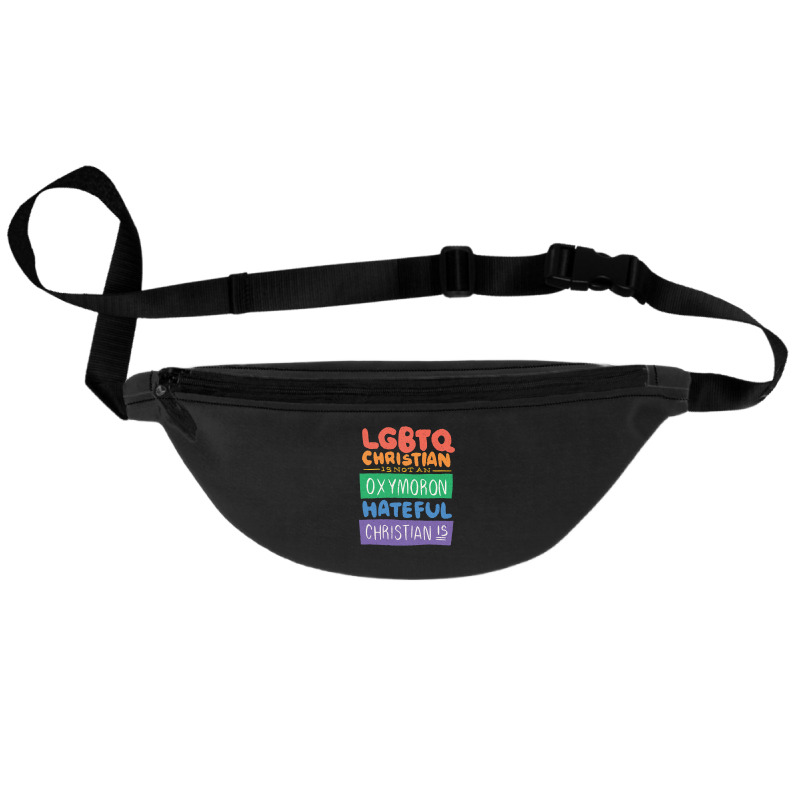 Limited Edition Lgbtq Christian Is Not An Oxymoron Lgbt Pride Gift Fanny Pack | Artistshot