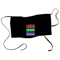 Limited Edition Lgbtq Christian Is Not An Oxymoron Lgbt Pride Gift Waist Apron | Artistshot