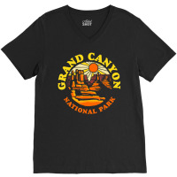 Limited Edition Grand Canyon National Park Arizona Vintage 80s Hiking V-neck Tee | Artistshot