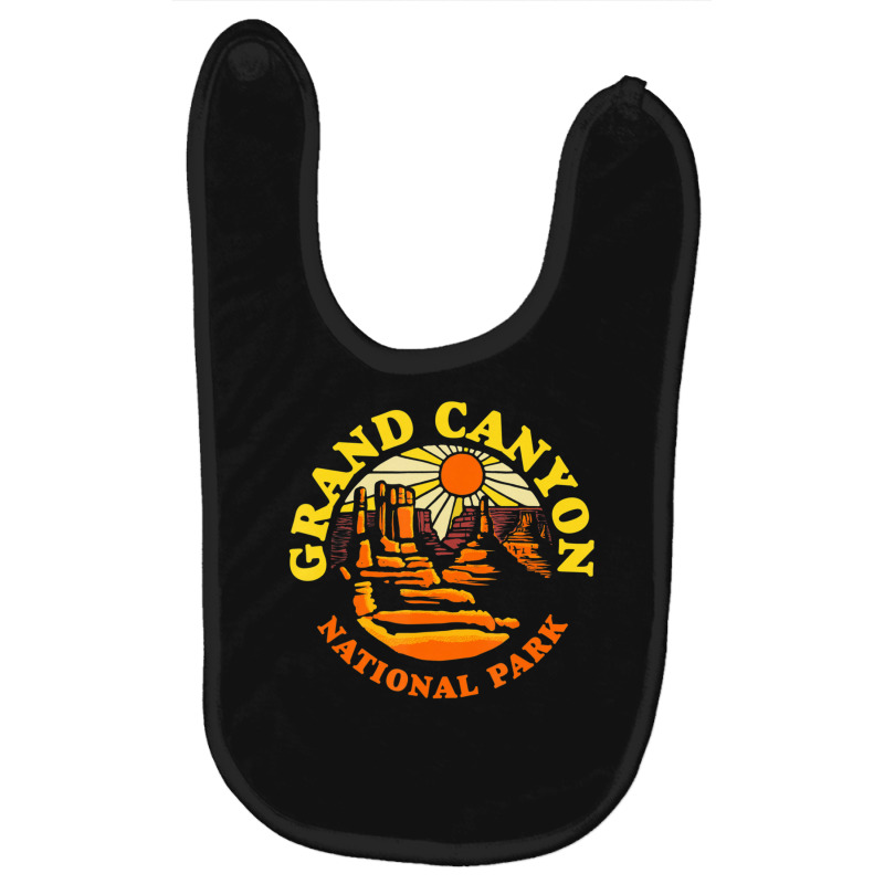 Limited Edition Grand Canyon National Park Arizona Vintage 80s Hiking Baby Bibs by haodinhvan1 | Artistshot