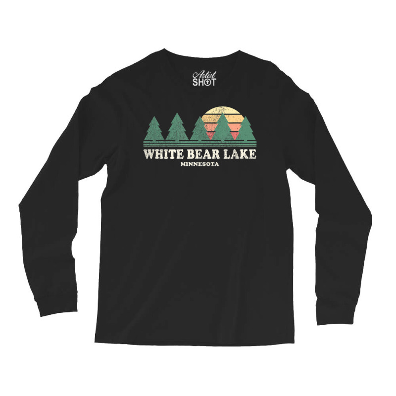 Hot Trend White Bear Lake Mn Vintage Throwback Retro 70s Long Sleeve Shirts by michaelyounger19 | Artistshot