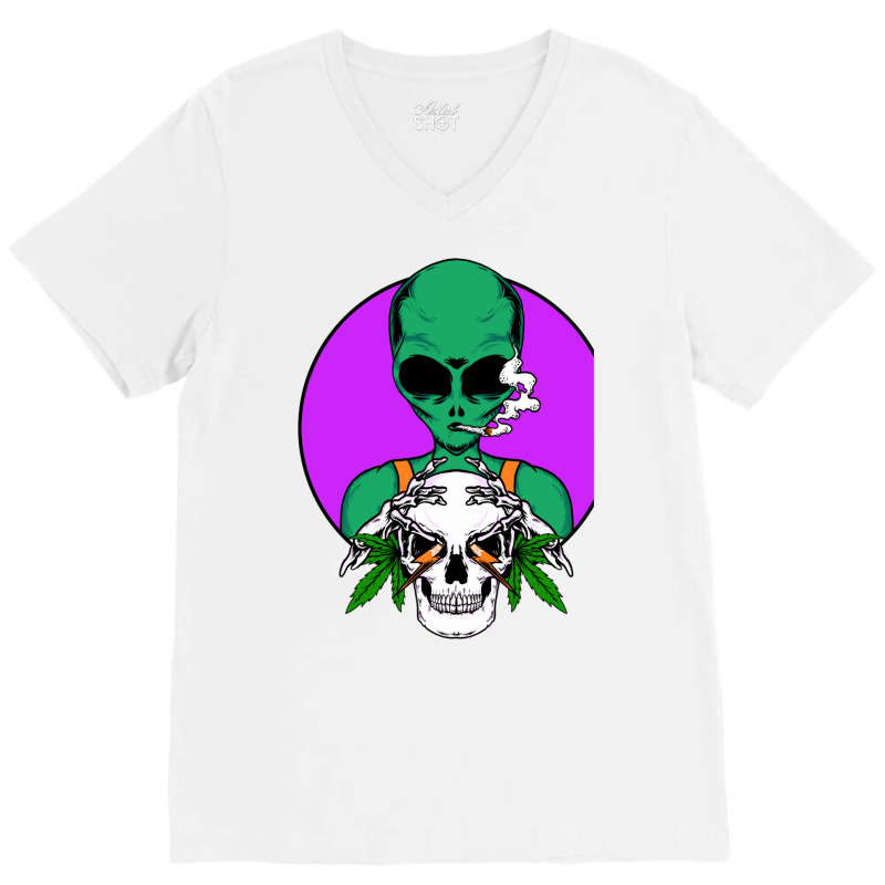 Psychobilly Pur T Shirt Classique V-neck Tee | Artistshot