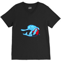 Hot Trend Long Nose Dolphin V-neck Tee | Artistshot