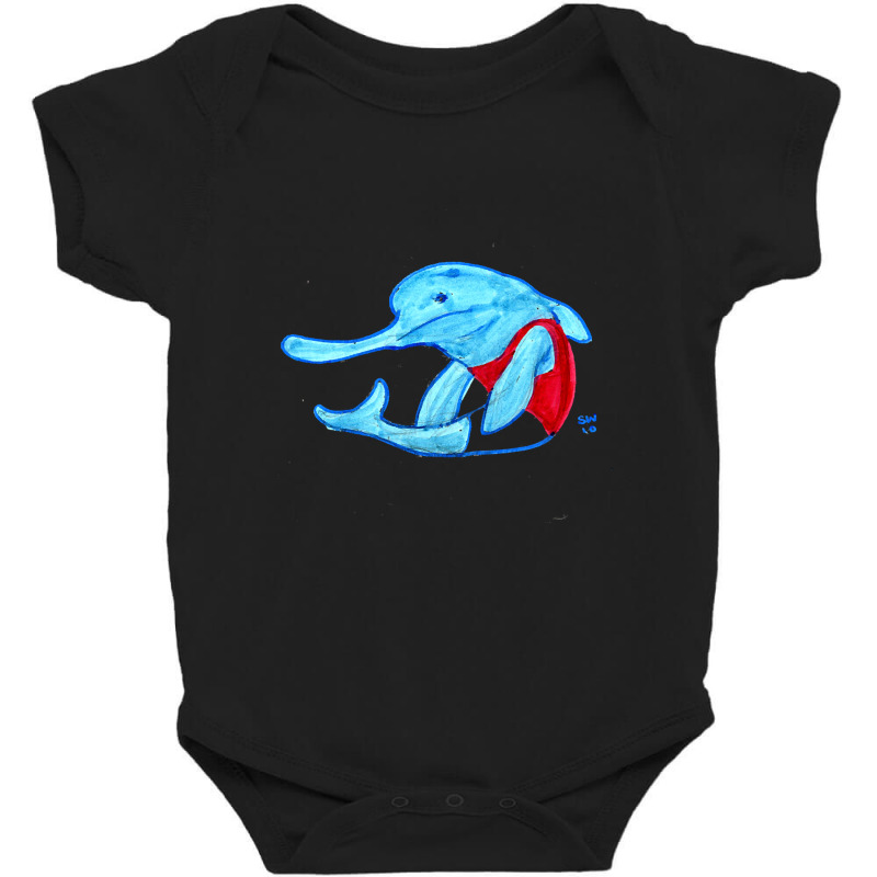 Hot Trend Long Nose Dolphin Baby Bodysuit | Artistshot