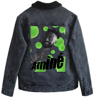 Aminé Limbo Album Poster Unisex Sherpa-lined Denim Jacket | Artistshot