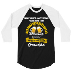 This Grandpa Loves Brewing Beer 3/4 Sleeve Shirt | Artistshot