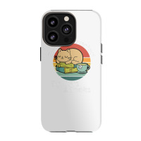 Vintage Retro Easily Distracted By Cats And Books Cat Lover Iphone 13 Pro Case | Artistshot