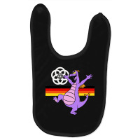 Happy Little Purple Dragon Of Imagination Baby Bibs | Artistshot