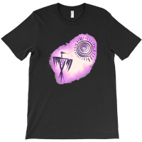 Petroglyph Thunderbird Pinkpurple Blackwhite And Blueteal Availablelov T-shirt | Artistshot