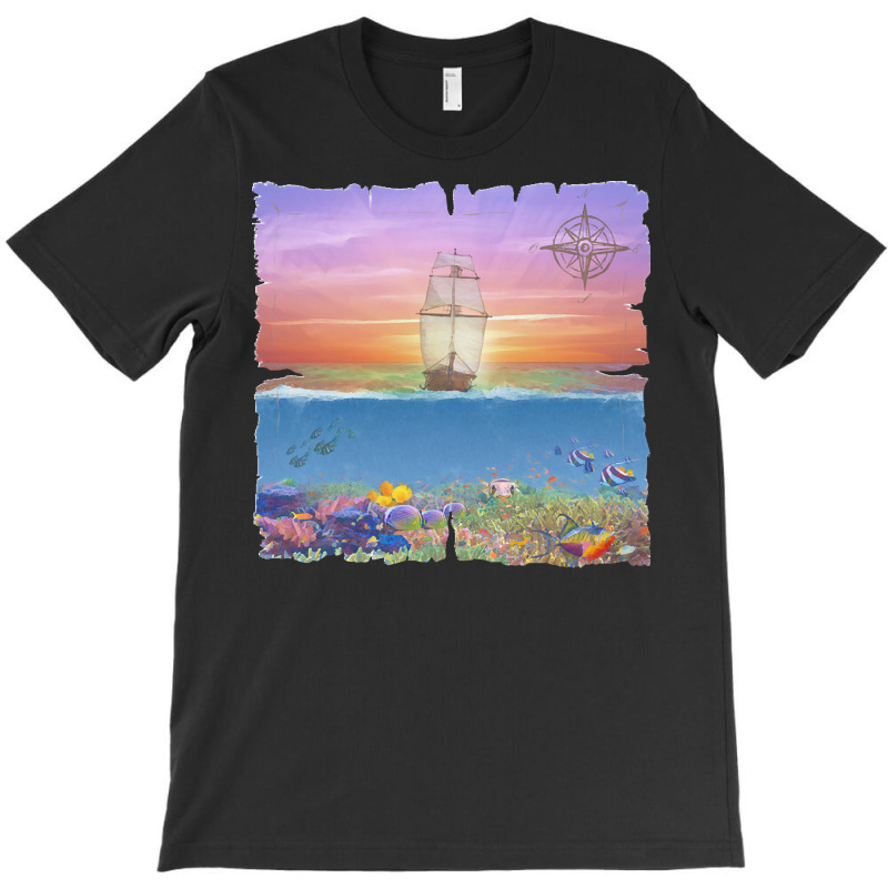 Sailing Ship T  Shirt Sunset Sail T  Shirt T-shirt | Artistshot