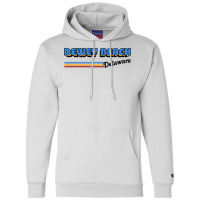 Dewey Beach Delaware Retro Styled Design Champion Hoodie | Artistshot