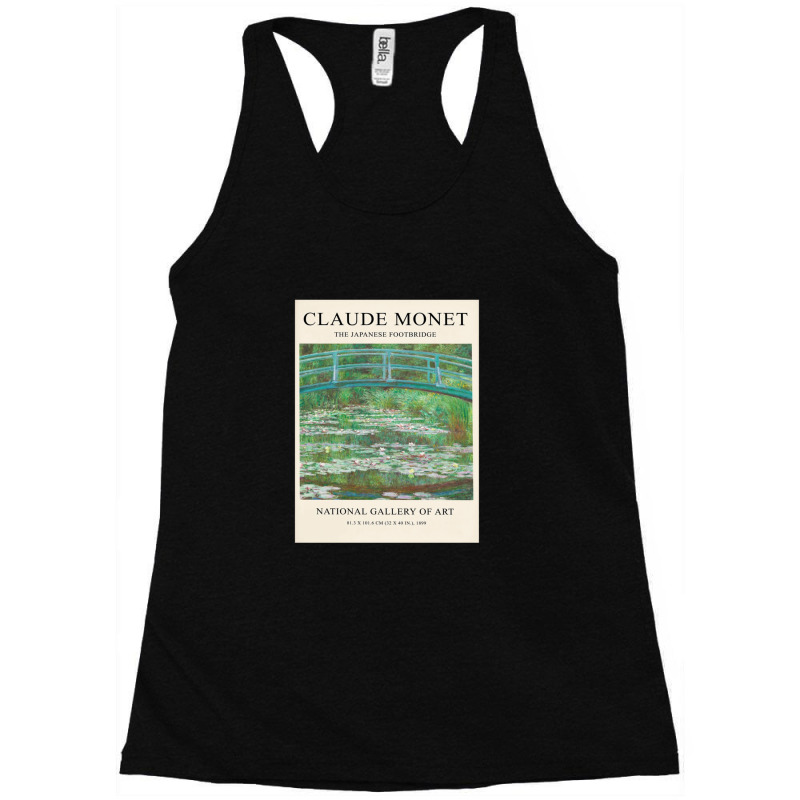 Claude Monet - Japanese Footbridge Racerback Tank by JessicaProffitt | Artistshot